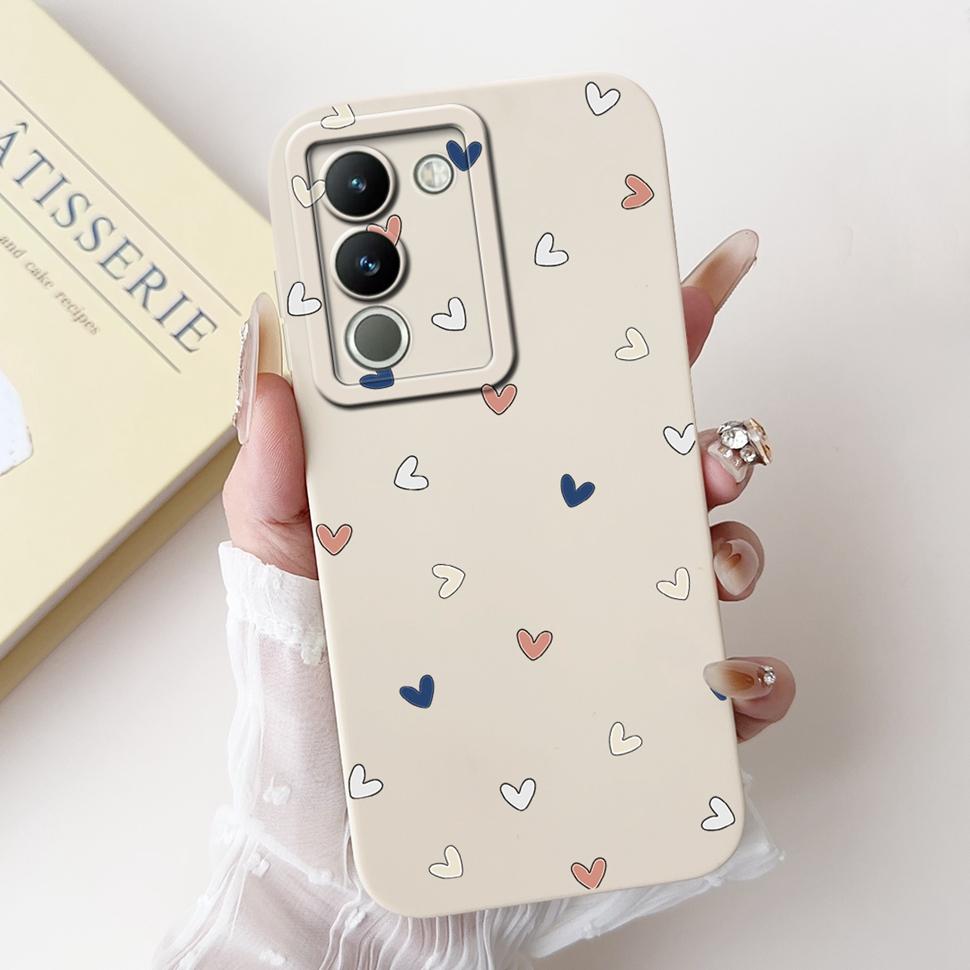 For Vivo Y200 Casing V2307 Stylish Sunflower Cartoon Girls Cover Case For Vivo Y 200 V29E V 29E Y200 5G Soft Fundas Capa 6.67"