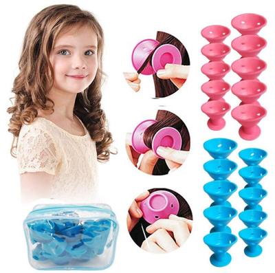 10Pcs Hair Curler Foam Hair Rollers Curlers Soft Silicone Hairstyle Roller Wave Formers Diy Curling Hair Styling Tools