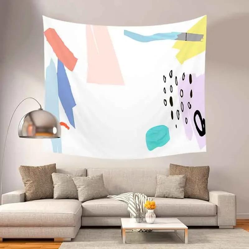 

Главная Настенное украшение Гобелен Абстрактная ткань с узором для офиса Гостиная Гобелен 100x75cm