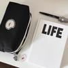 Black Puppy Canvas Pen Bag Pencil Case Student Cartoon Stationery Organizer For Teen School Supplies