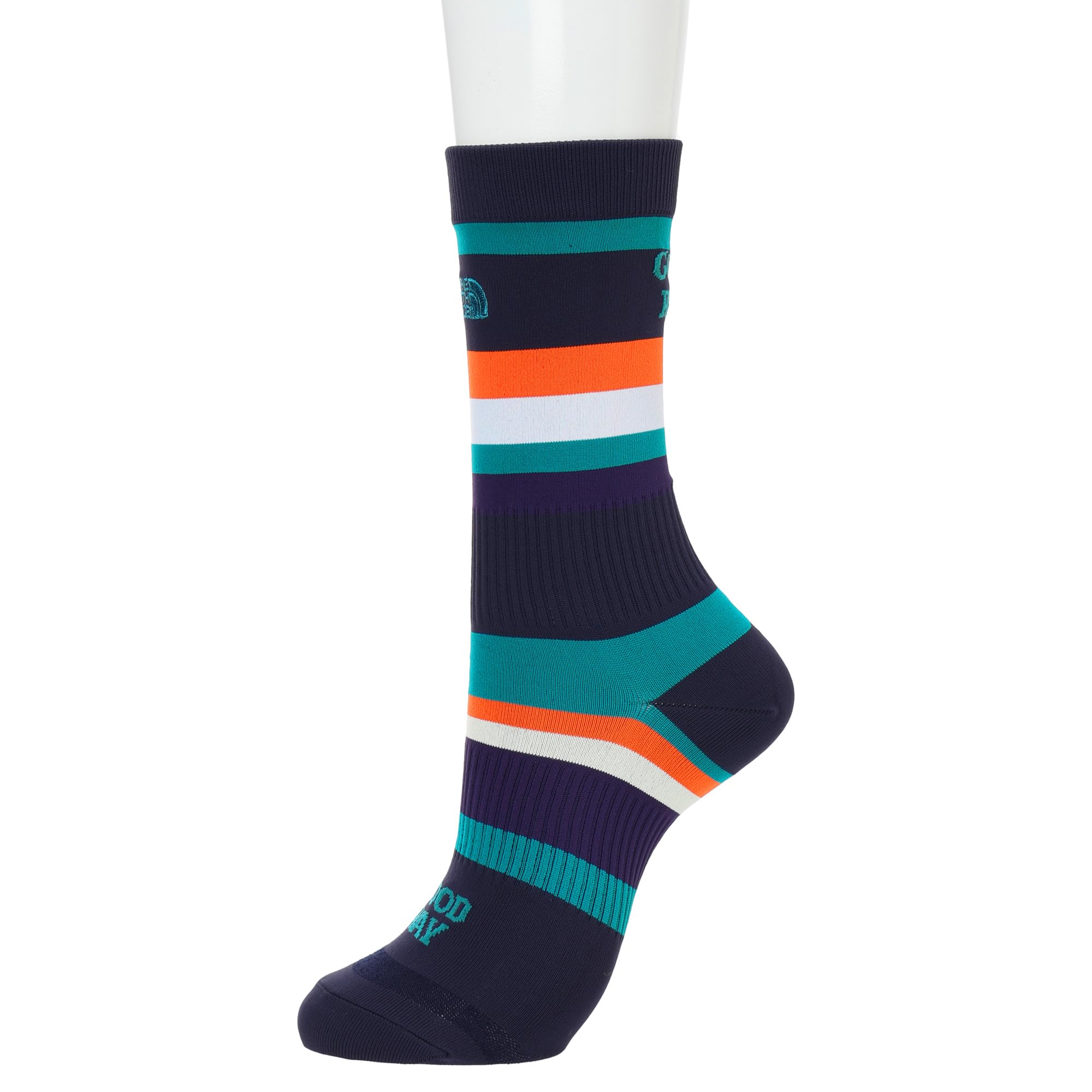 

The North Face Free Run Light Crew SE Navy Size NN82403 Socks, Unisex, Adult, Border, L,