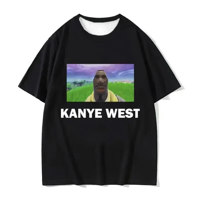 Funny Kanye West Meme T-Shirt Men's Vintage Fashion Hip Hop Rap Style Tshirt Men Women Short Sleeve T Shirt Streetwear