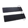 100W Flexible Solar Panel with Cable Monocrystalline PET Photovoltaic Panel for Power Station Black