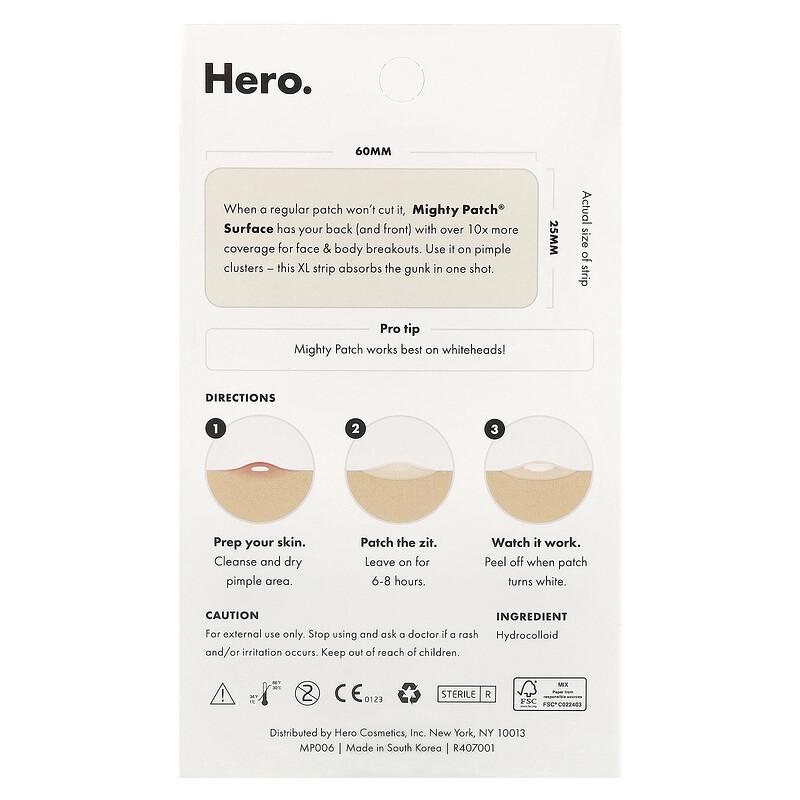 Mighty Patch® Surface, 10 Hydrocolloid Patches