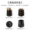 Marbling Texture Ceramic Bathroom Set Portable Soap Dispenser Mouthwash Cup Toothbrush Cup Lotion Bottle Soap Box Bath Supplies