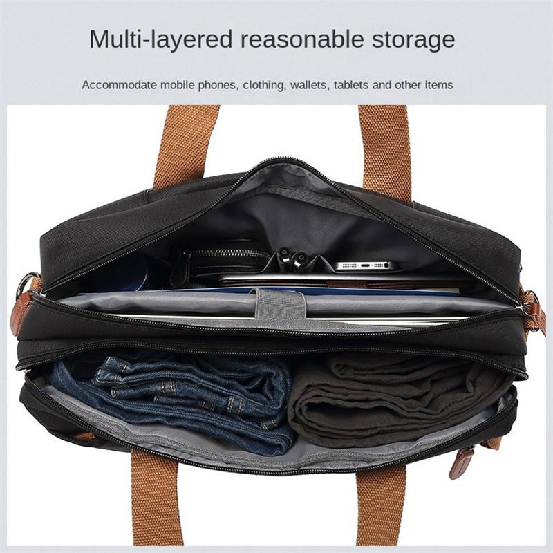 Multifunctional Backpack Diagonal Cross Student Schoolbag Business Handbag Computer Bag Outdoor Men's Bouble Shoulder Backpack