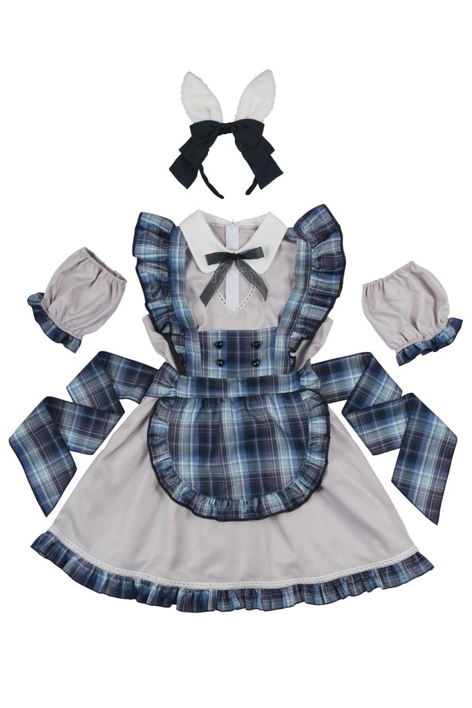 Lyrical Palette Cosplay Halloween Meltorapan Maid Gray [Clear Stone] Women's