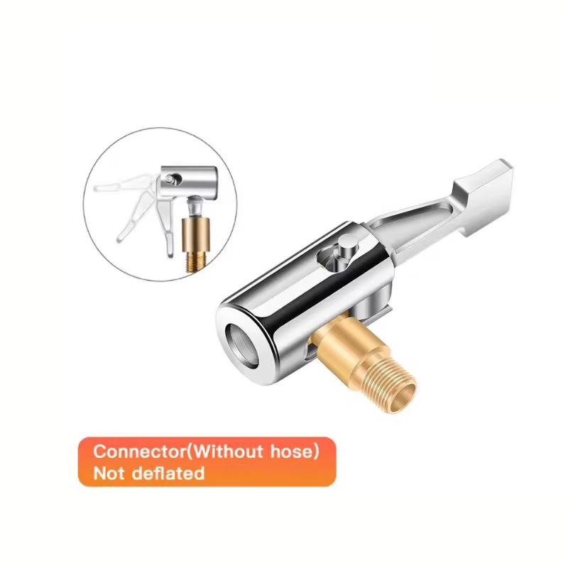 

Locking Air Tire Chuck Portable Inflatable Pump For Car Tire Valve Clip Compressor Tire Inflator Tire Chuck With Barb Connector
