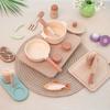Cooking Wooden Kitchen Pot Toy Set For Kids Hands On Learning And Creativity
