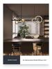 Nordic Modern Minimalist Chandelier - Creative Dining Room Light with Magic Bean Glass Bubbles.