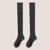 Women's Anti-Drop Warm Black Cotton Long Calf Socks - Autumn/Winter JK Style