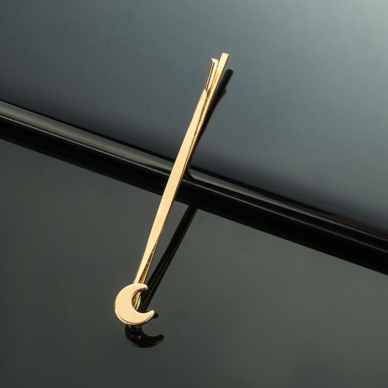 Nouveau Set d'Épingles à Cheveux Géométriques Dorées Coréennes - Accessoires pour Cheveux en Métal Faits Main DIY