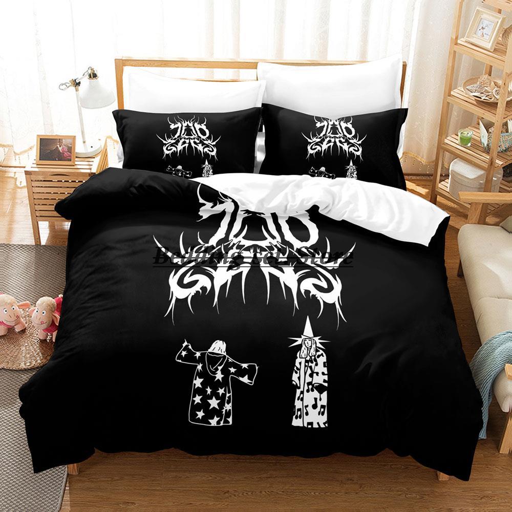 100 Gecs Bedding Set Single Twin Full Queen King Size Bed Set Aldult Kid Bedroom Duvetcover Sets 3D Print Anime Bed Sheet Set