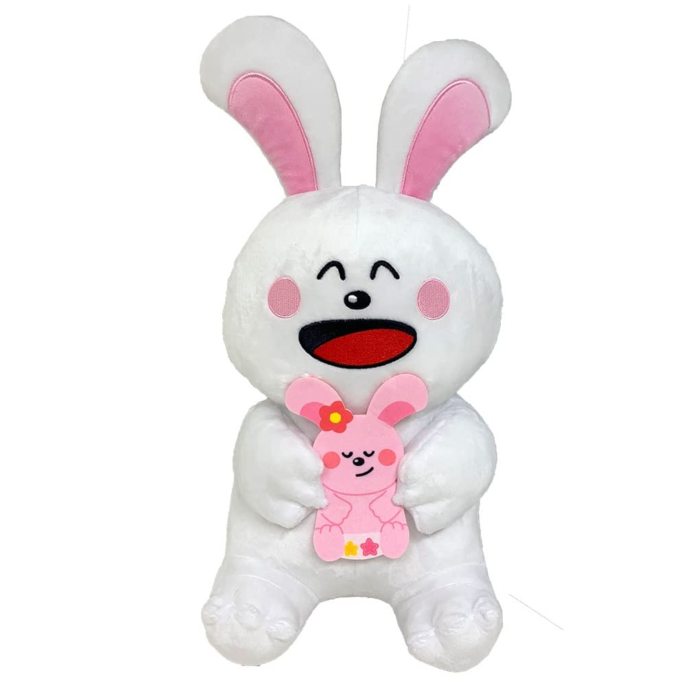 

Holding a cute Tabekko Animals BABY GB Plush 17 x 19 x 28 Official Ginbis Merchandise baby, Toy, Approx. cm, (Rabbit)