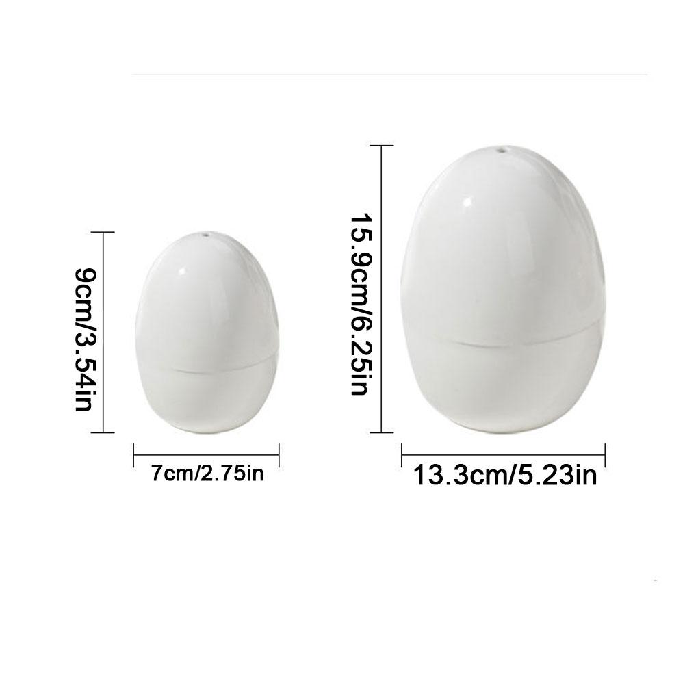Mikrowellen-Eierkocher eggy Mikrowellen-Eierpochierer Kocher Dampfgarbox für Hühner- und Wachteleier Küchenwerkzeuge Eierwerkzeuge
