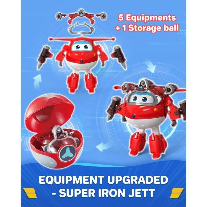 Jouet Transformable - SUPER WINGS - Jett - Robot - Boule Électrique - Sans Piles