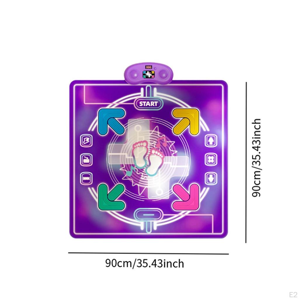 Musical Dance Game Mat Dancing Music Pad Parent Child Interactive Challenge Mixer Rhythm