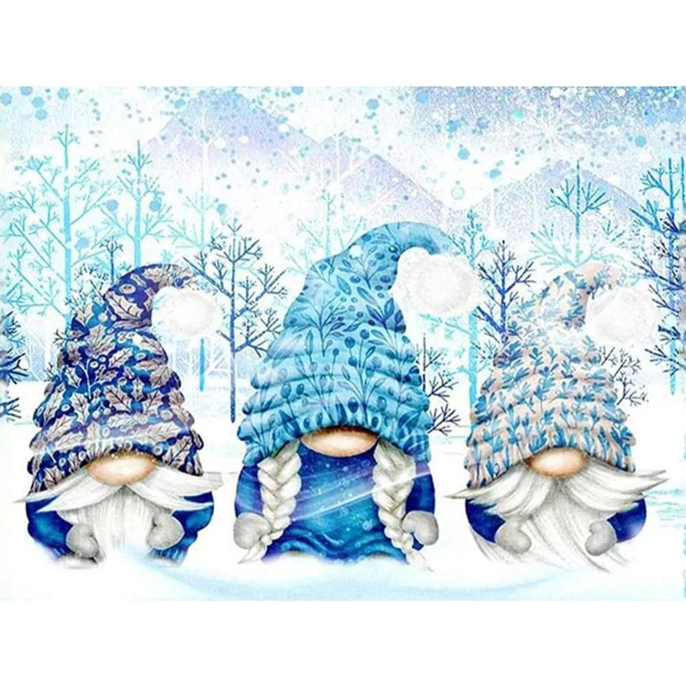 DIY full sirkel diamantmaling korssting 3D kunststil hjemmescene juledekorasjon diamantmaling 5d diamantkunstmaling