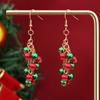 Personalized Christmas earrings, stud earrings, female creative new bells, Christmas tree gifts