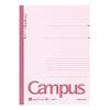 KOKUYO Campus Notebook A4 Ruled 7mm 40 Sheets Set of 3 No-201A