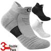 Men's Cross-Border Breathable Mesh Sports Socks - Spring/Summer Running & Basketball Thick Towel Bottom Short Socks