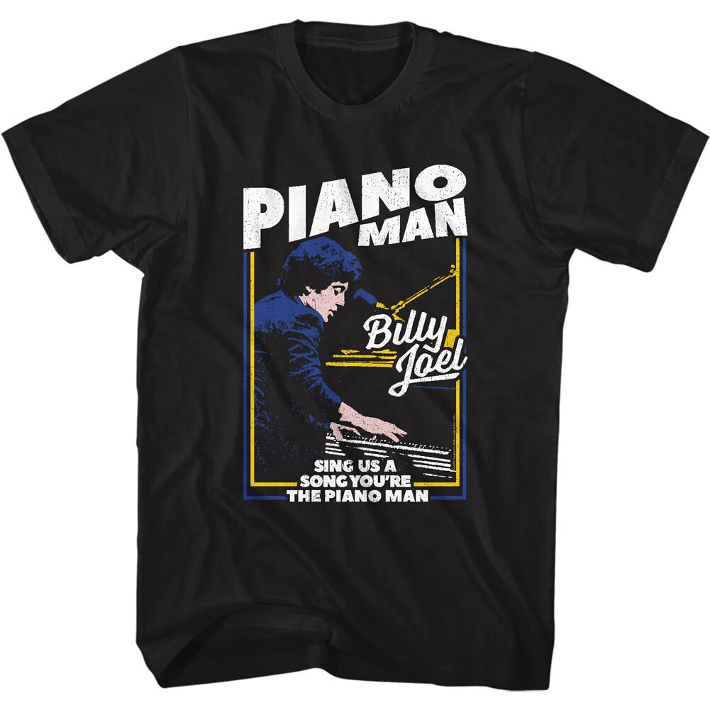Billy Joel Sing Us A Song You re The Piano Man Men T Shirt Rock Music Merch XXL