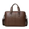 SCHWARZETIENNE Men's Genuine Leather Business Briefcase