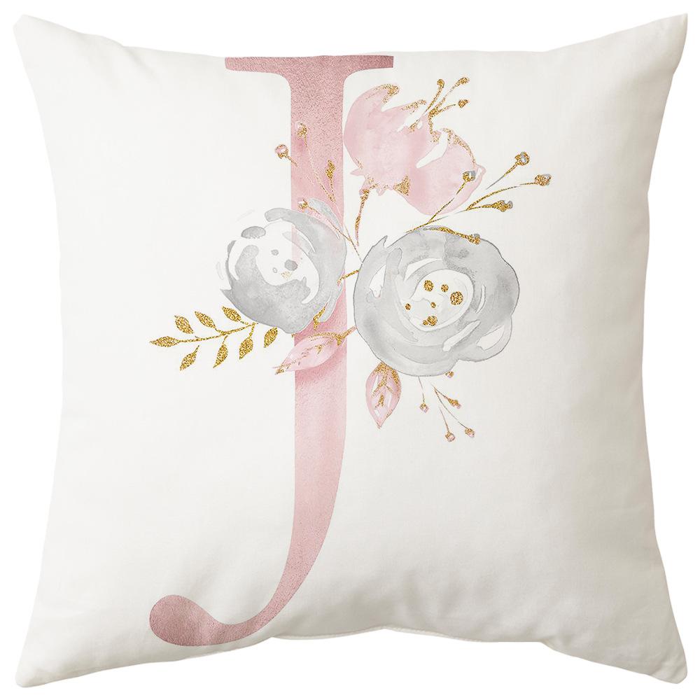 Pillow Cover Letter Valentine's Day Living Room Sofa Pillow Car Waist Pillow Pillow Cover Bedroom