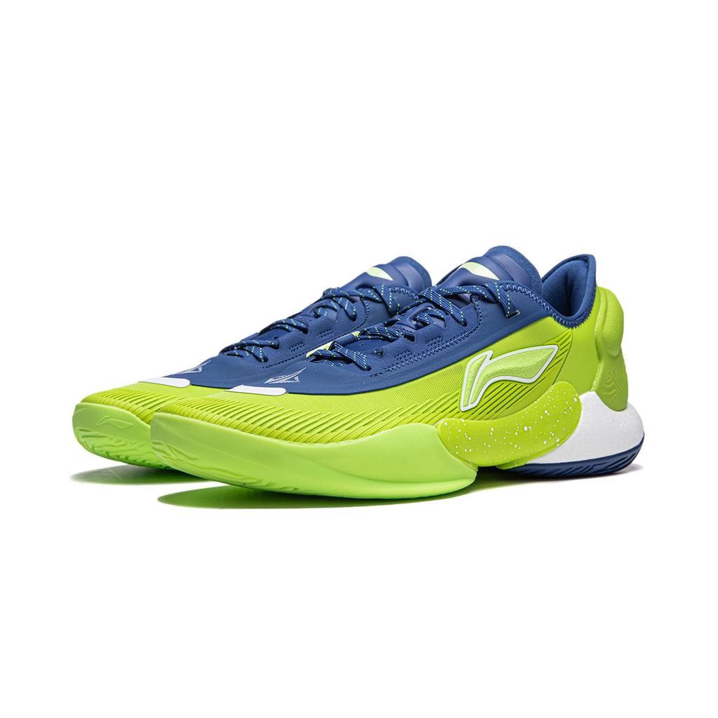 Li Ning Yushuai 18 V2 Cushioning Slip Resistant Abrasion Resistant Lightweight Rebound Low Top Basketball Shoes Men's ABAU025-7