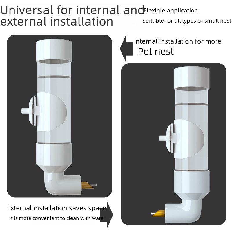 Automatic Bird Waterer & Feeder for Budgies and Cockatiels - Large Cage Accessory