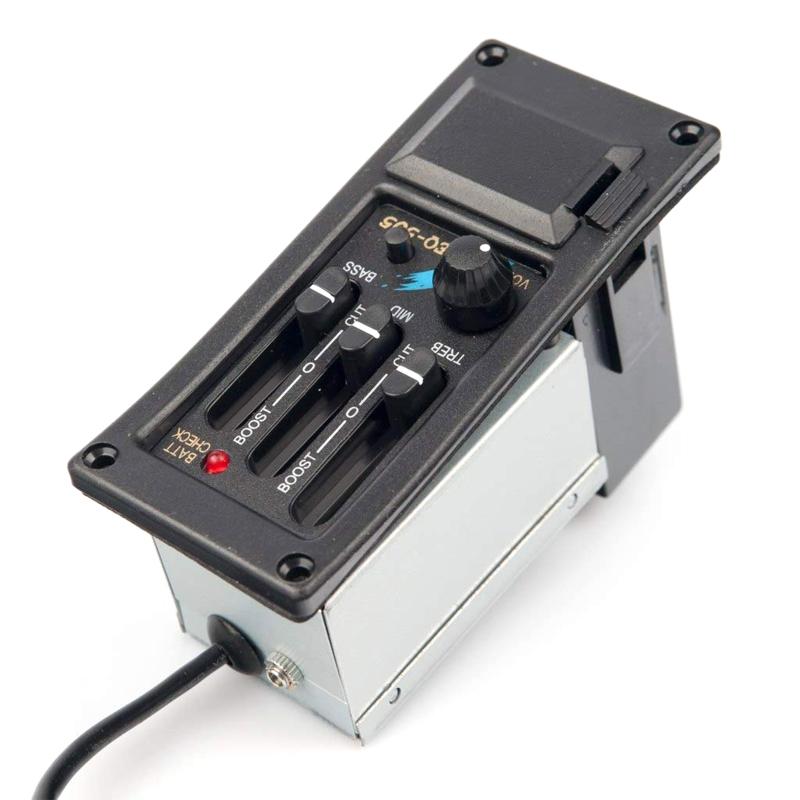 Buy 3 Band EQ Guitar Preamp Equalizer Piezo for Ovation OUD Acoustic Guitars EQ505 Parts at