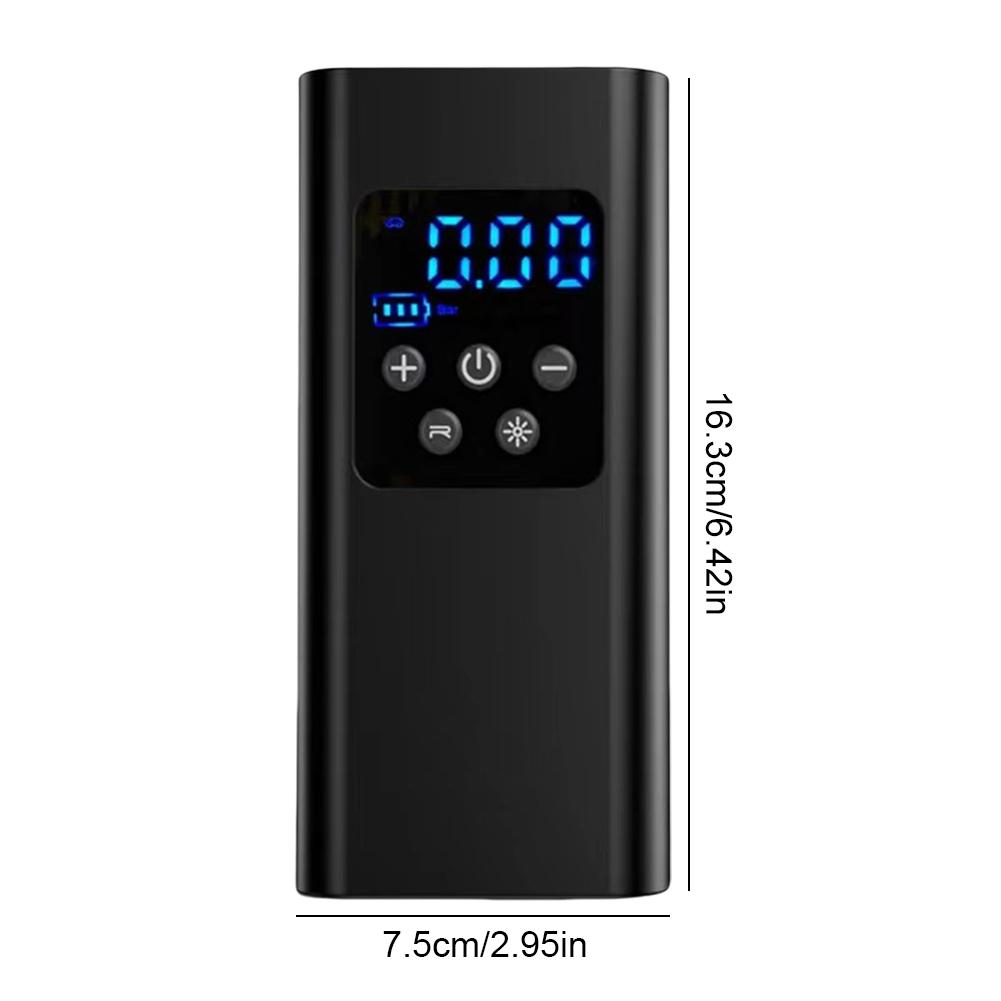 Car Tire Inflatable Pump 150PSI Digital Inflator Inflatable Pump LCD Digital Display with LED Light for Car Motorcycles Bicycles