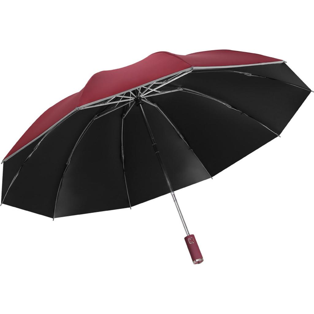 Lightweight and durable folding umbrella for both sun and Features automatic opening and UV protection and a reversible Large suitable for both men