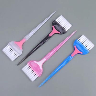 Professional Handle Natural Hair Brushes Resin Fluffy Comb Barber Hair Dye Hair Brush Fashion Hairstyle Design Tool 1PC