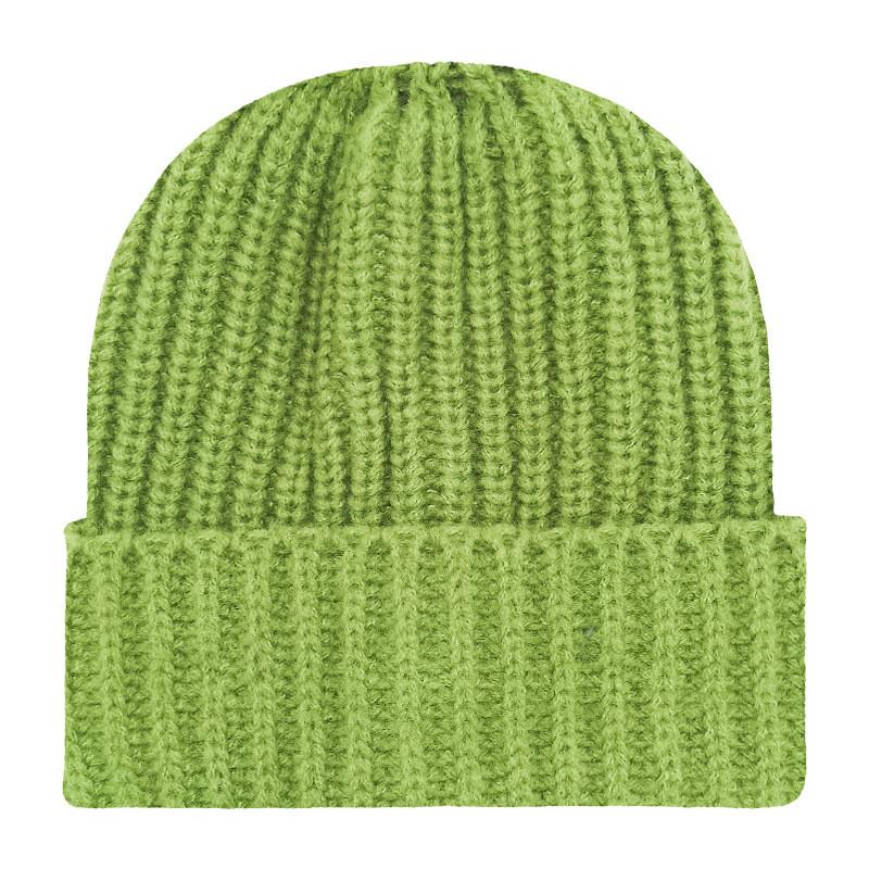 Womens Knitted Striped Beanie Thickened Warm Coldresistant Winter Snowfield