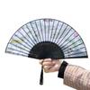 Silk Cloth Folding Flower Hand Fan Bamboo Frame Retro Handheld Fan Creative Dance Fan  Gift Giving