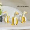 Cross-Border Hot-Selling Creative Banana Duck Resin Garden Sculpture Ornaments