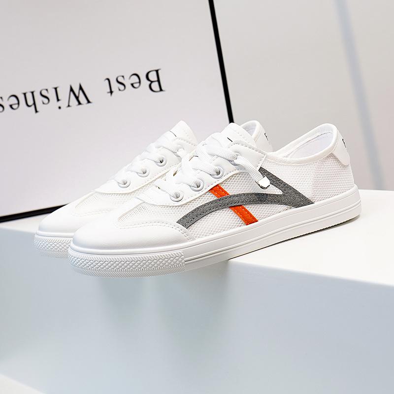 

Женские повседневные кроссовки на массивной платформе, нескользящая прогулочная обувь, летние кроссовки с низким верхом, дышащие легкие сетчатые кроссовки на шнуровке для женщин 40 серый