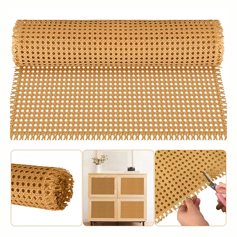 100cm Plastová ratanová síť 35-45cm široká PE ratanová popruhovina proutěná deska venkovní židle stůl nábytek strop DIY materiál pro opravy