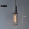 Modern Industrial Style Pendant Light Indoor LED Cement Chandelier Suspension Bedroom Hanging Light for Hall Cafe Bar Table