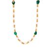 Natural Pearl & Steel Bead Patchwork Necklace with Stone Fairy Charm - Versatile Clavicle Chain Jewelry for Women