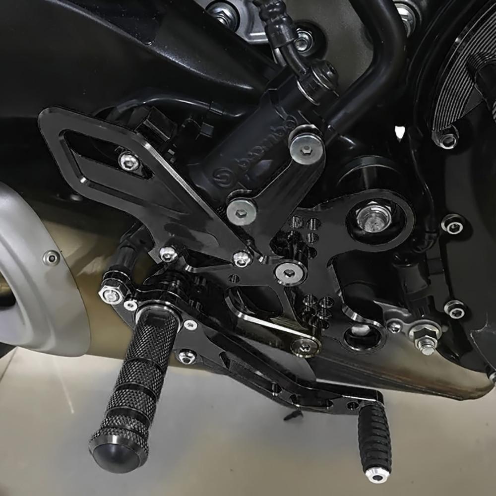 For Yamaha MT09 FZ09 MT-09 FZ-09 MT 09 2013 2014 2015 2016 Motorcycle Rearsets Rear Set Foot Pegs Pedal Footrest Tracer XSR900
