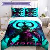 3pcs Custom Name World of Warcraft Bedding Set Duvet Cover Closure Includes 1 Duvet Cover & 2 Pillowcases for All Seasons Bedroom Decor