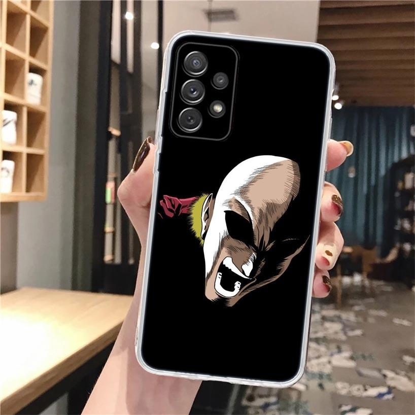 One P-Punch-Man Saitama King Soft Phone Case For Samsung Galaxy A52 A42 A32 A12 A22 A51 A50S A30S A20S A10S A71 A41 A31 A21S A40