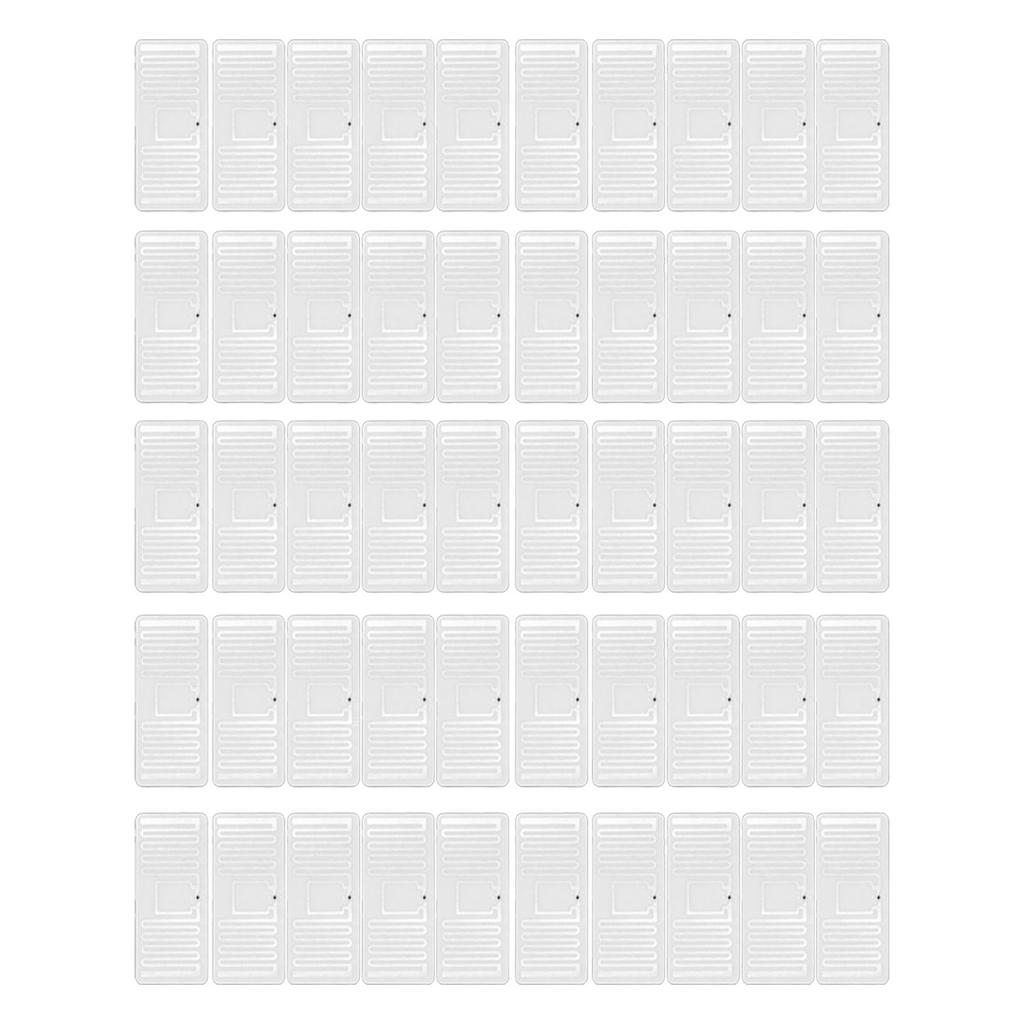 100 Pcs UHF RFID Tags 860‑960MHz Km4q Chip Adhesive Inlay Label Support ISO 18000‑6C EPC Class1 Gen2 Protocol