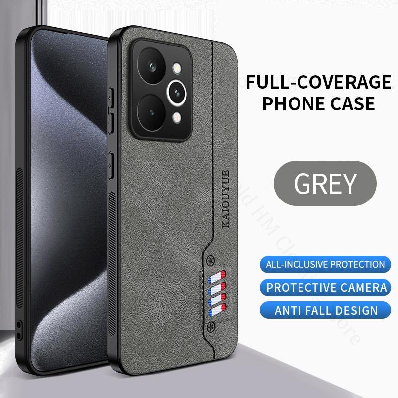 For Realme 15 Pro 5G Luxury Nappa Leather Phone Case For Realme 15 5G Soft Silicone Phone Bumper Cover For Oppo Realme 15 Pro 5G