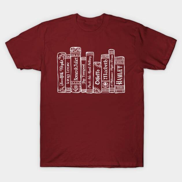Shakespeare Bookshelf No.5 T-Shirt S-5XL XL