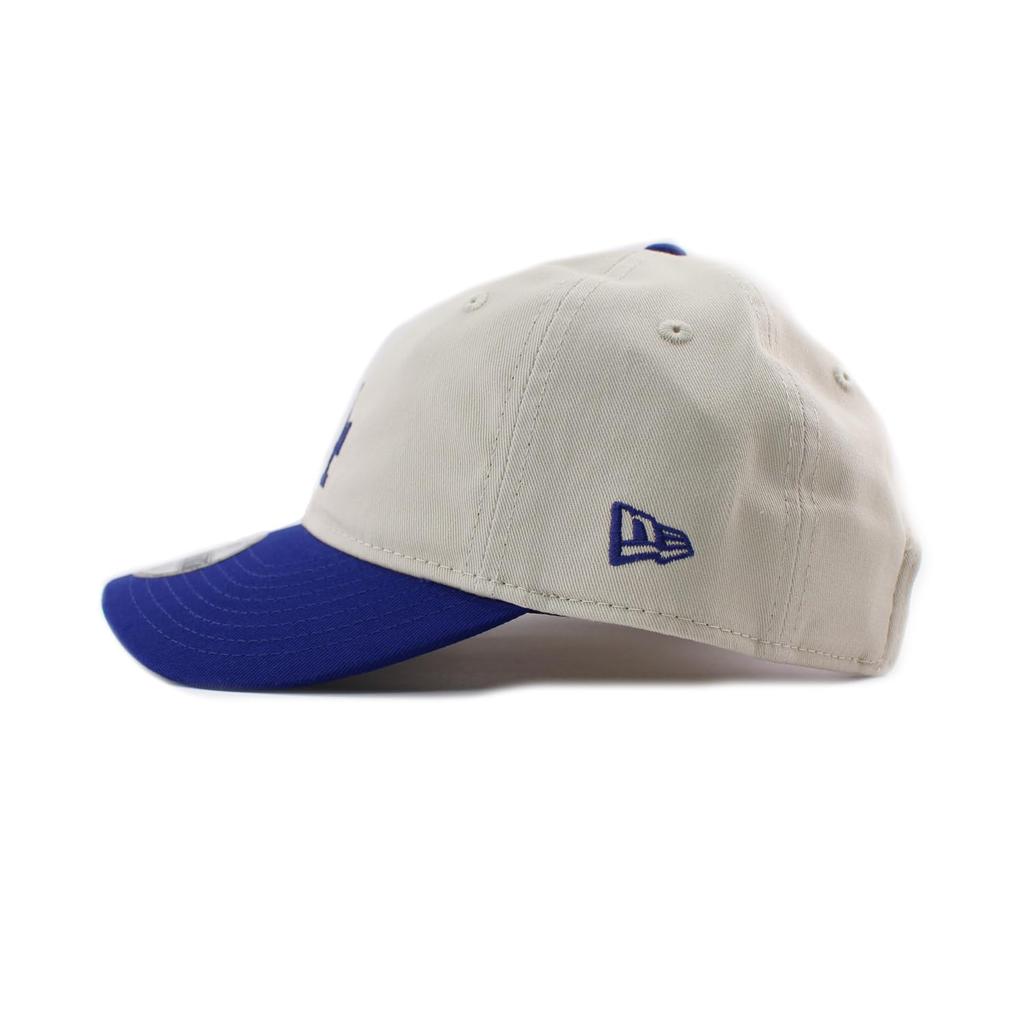 [New Era] 9TWENTY Los Angeles Dodgers Child 2 Tone Strapback Cap Stone-Royal Blue