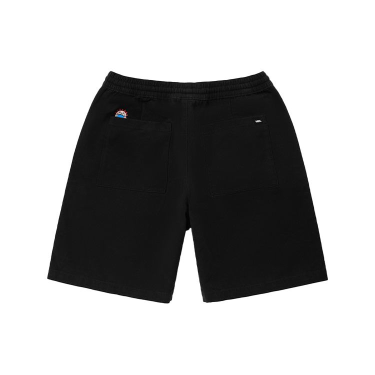 Vans X Mooncasket Collaboration Checkered Print Woven Shorts Women shorts Black VN0A5H4UBLK