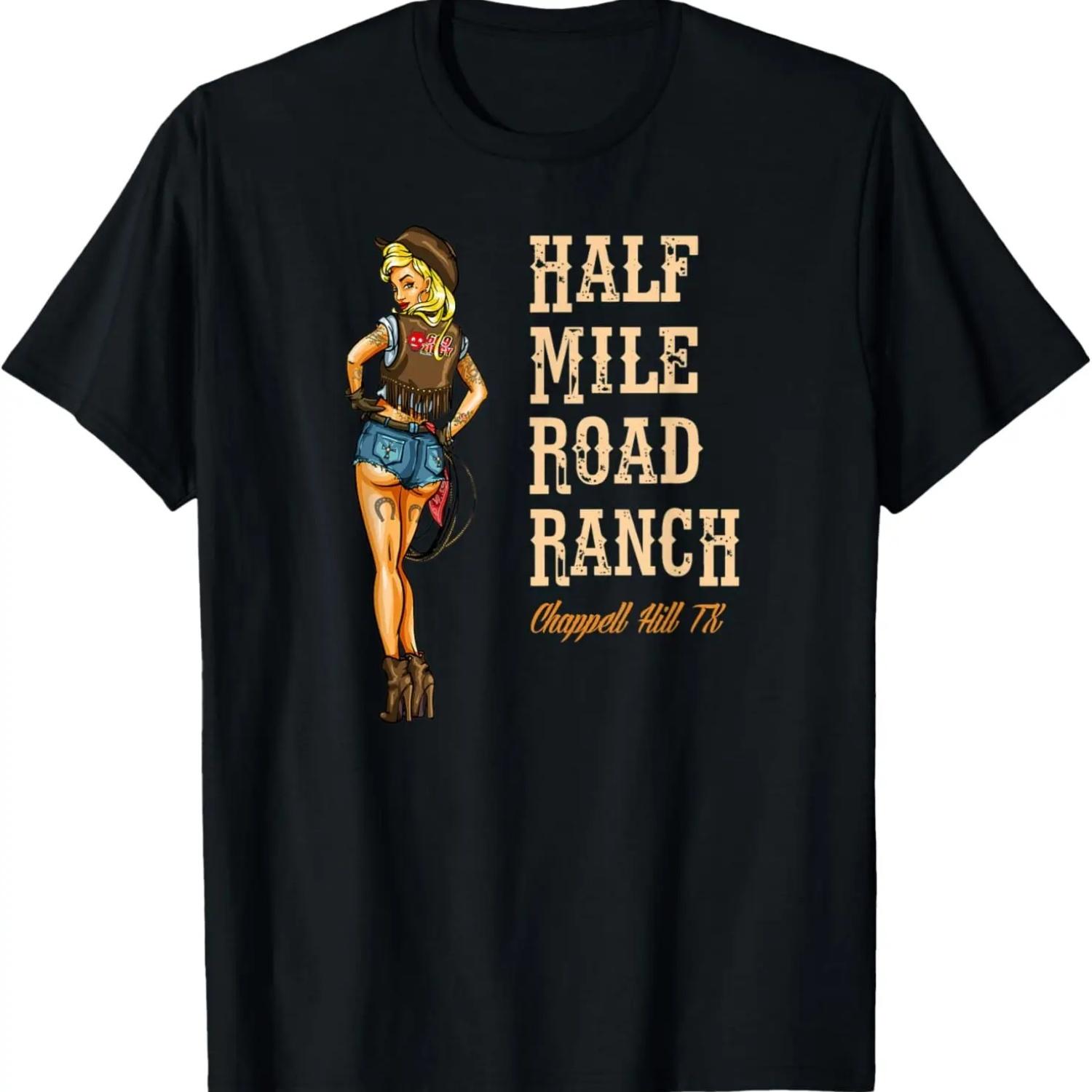 

Half Mile Road Ranch Chappell Hill Texas T-Shirt S чёрный